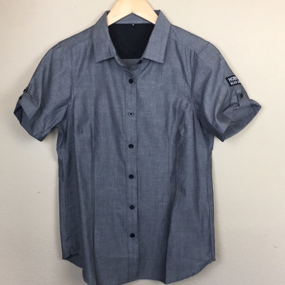 Hornitos Black Barrel Button Down Shirt- Size M